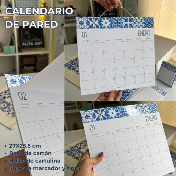 Calendario de pared 2025